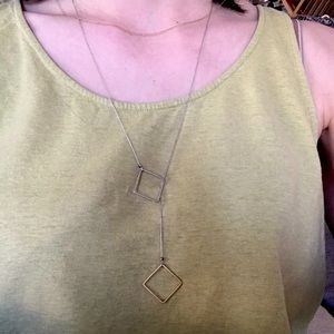 Gold and silver necklace